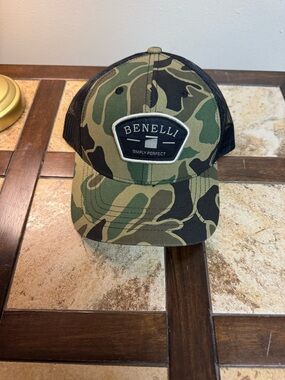 Men's Camo Trucker Cap - Green